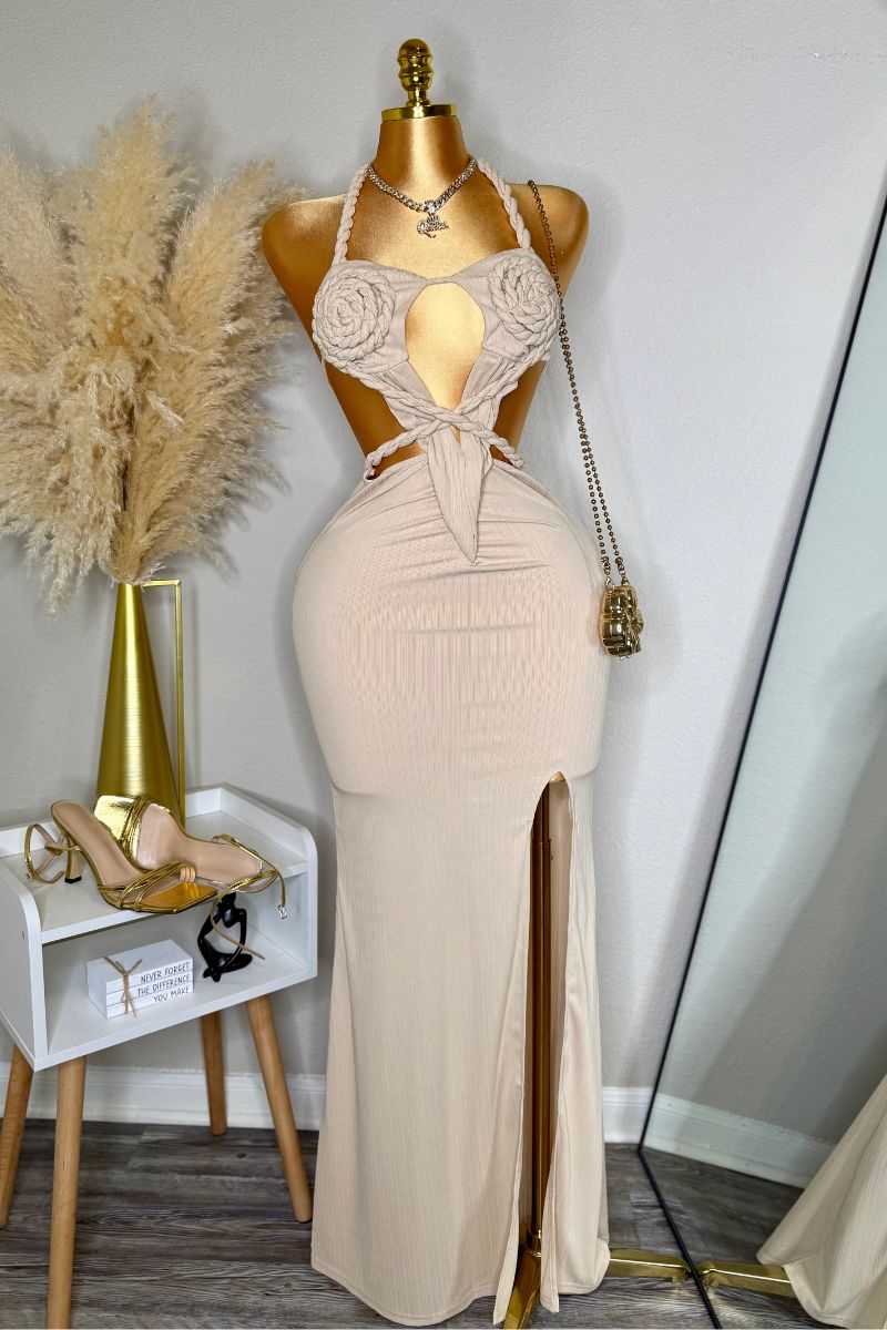 Paradise Rope Dress (Brown)