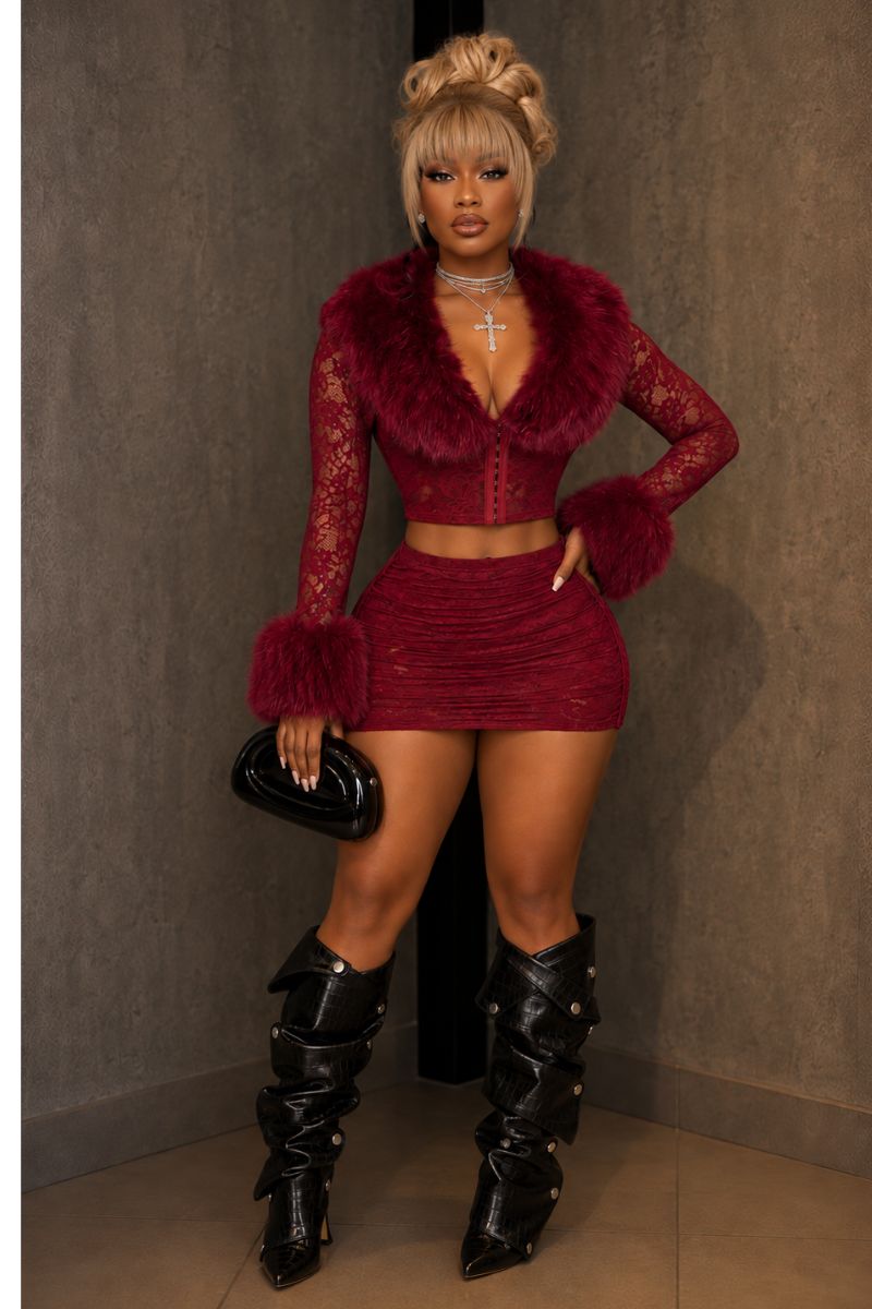 Rich Obsession Skirt Set