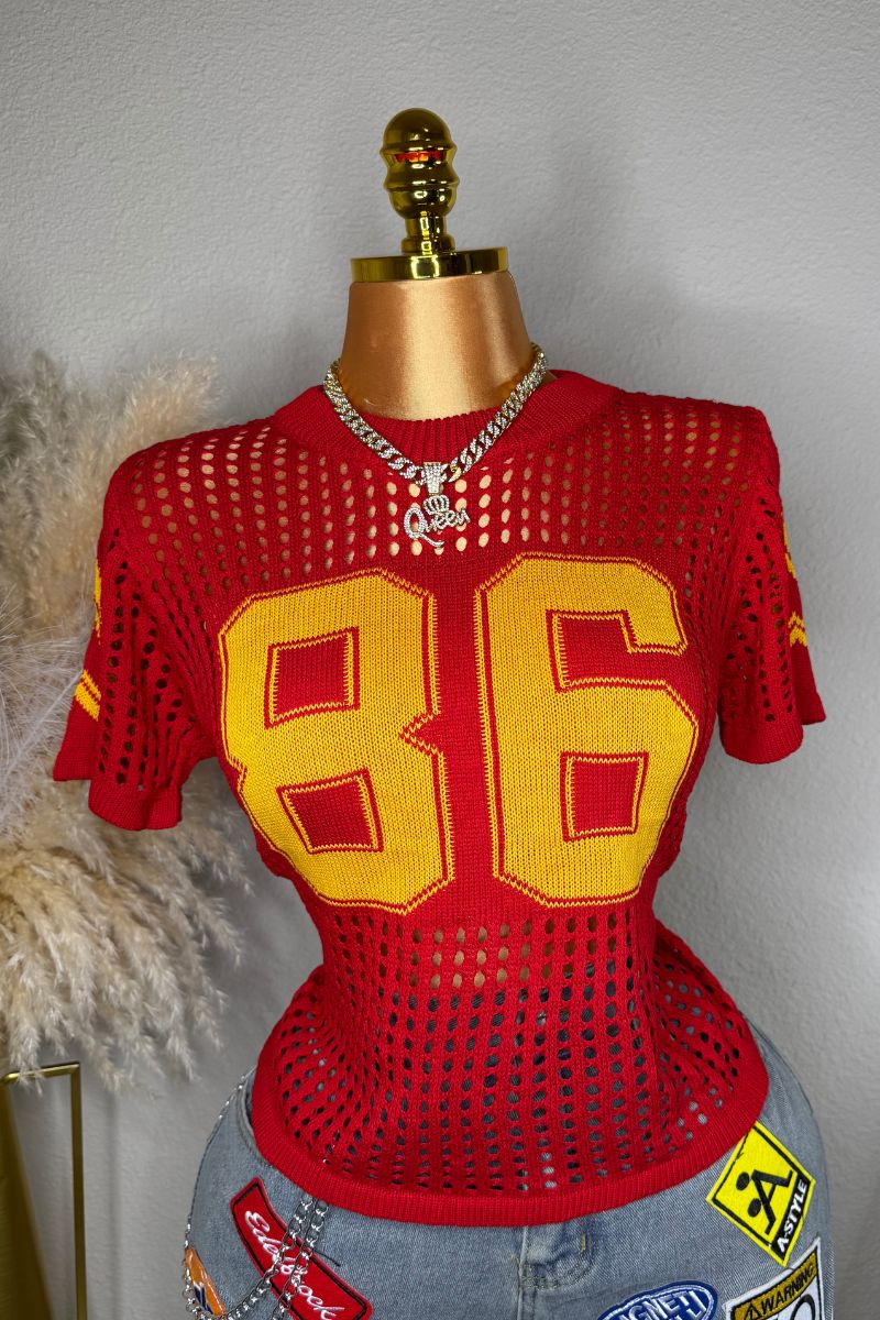 GlamGirl Jersey Top