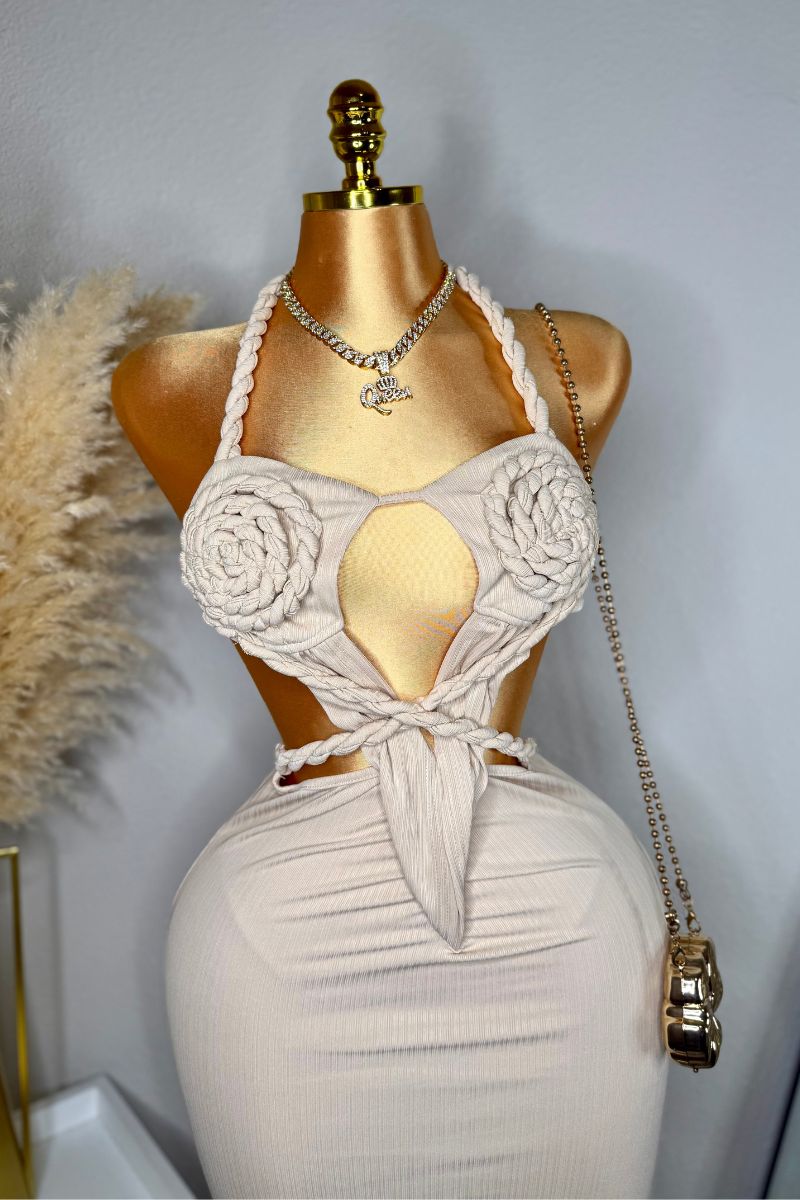 Paradise Rope Dress (Brown)