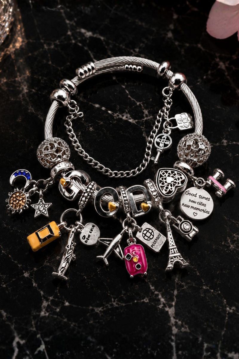 Jetsetter Charm Bracelet