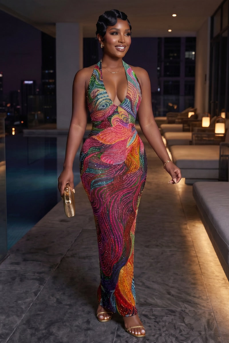 Wild Orchid Gown