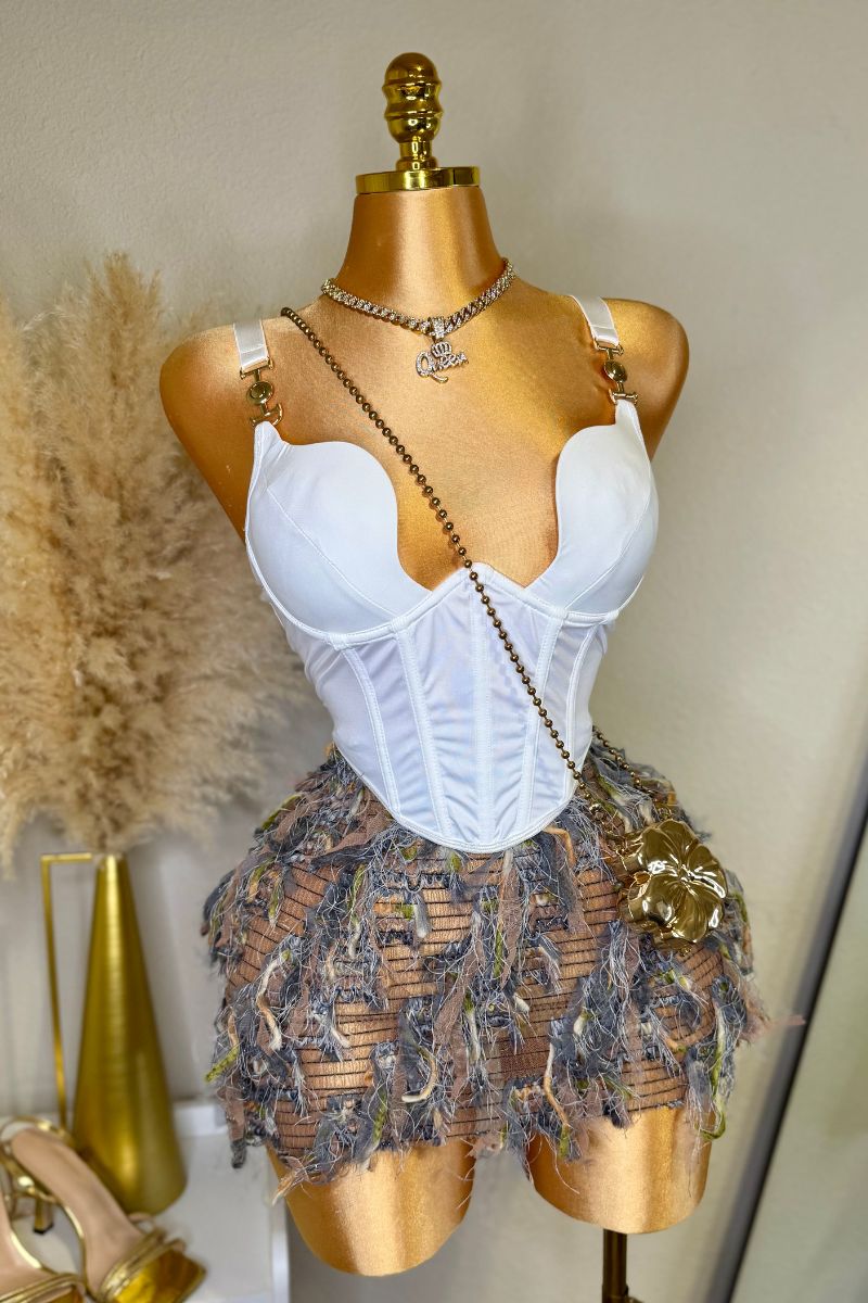 Tassle Me Skirt Set
