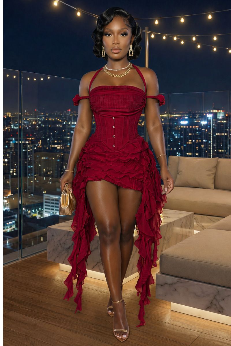 Ruby Temptation Dress