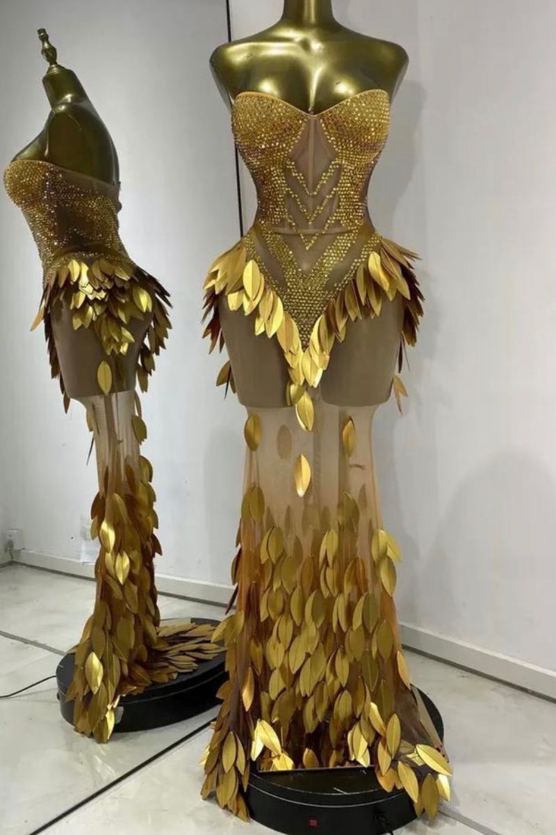 Golden Eclipse Gown