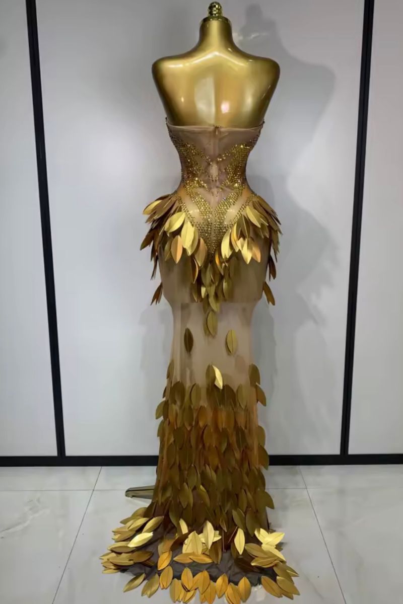 Golden Eclipse Gown