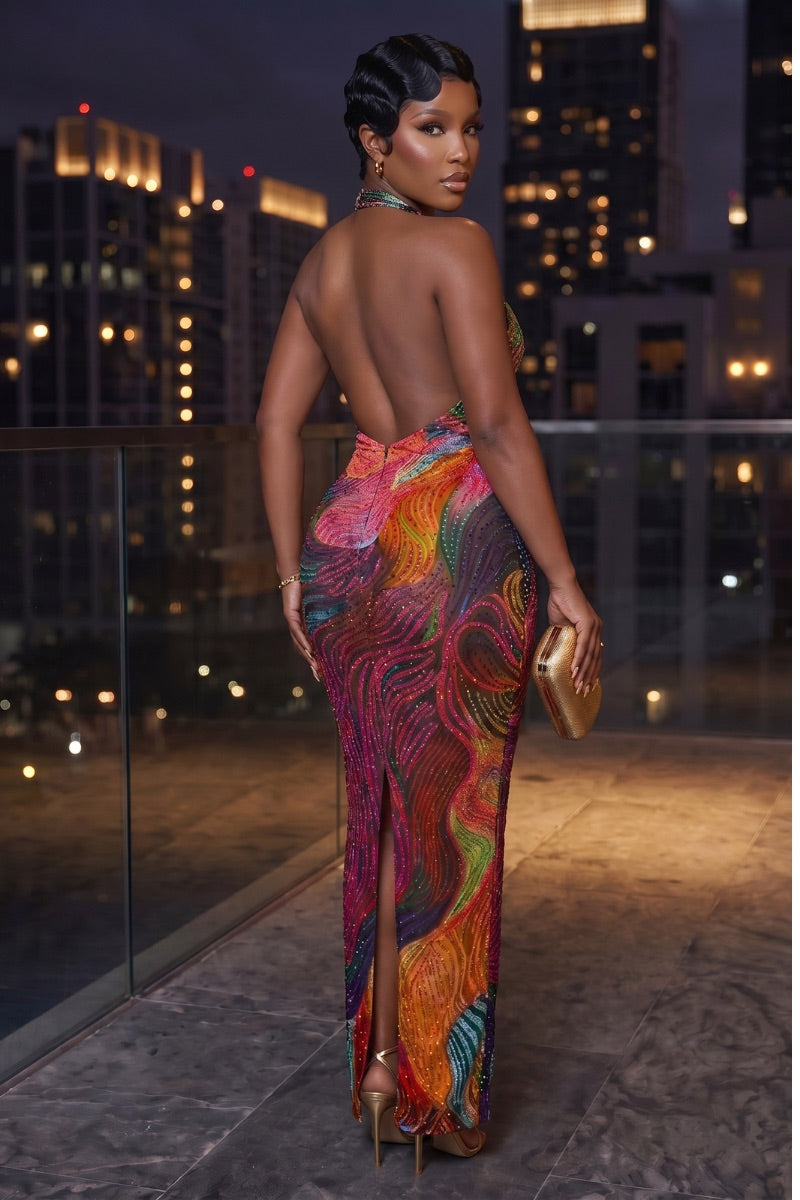 Wild Orchid Gown