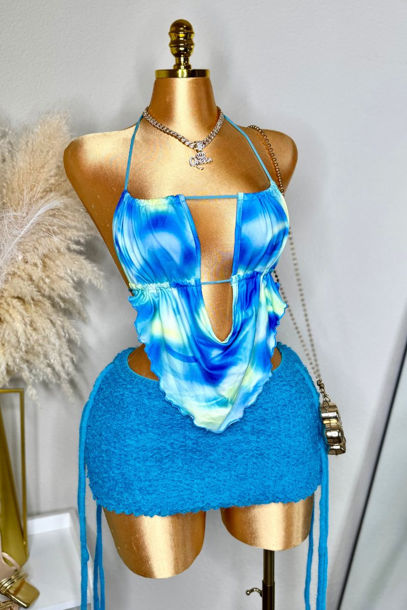 Blueberry Skirt Set