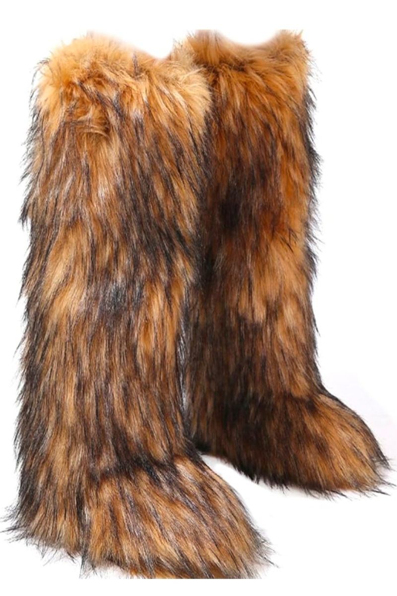 FurGlam Thigh High Boots